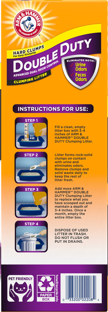 Arm Hammer Clumping Litter Double Duty Scented