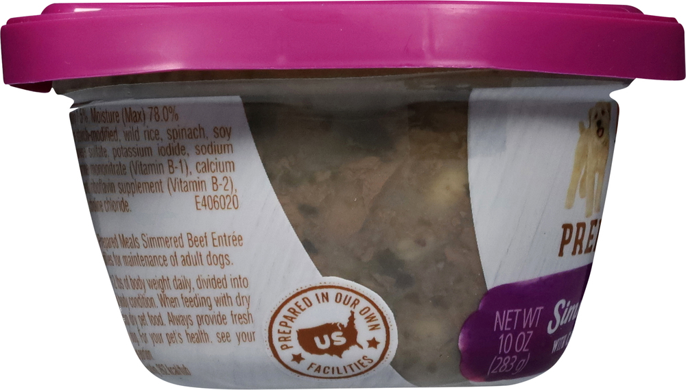 Beneful Prepared Meals High Protein Wet Dog Food With Gravy Prepared Meals Simmered Beef Entree