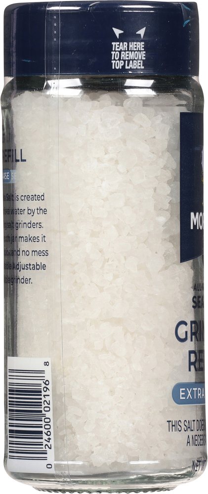Morton All-Natural Grinder Refill Extra Coarse Sea Salt-Planogram-Left