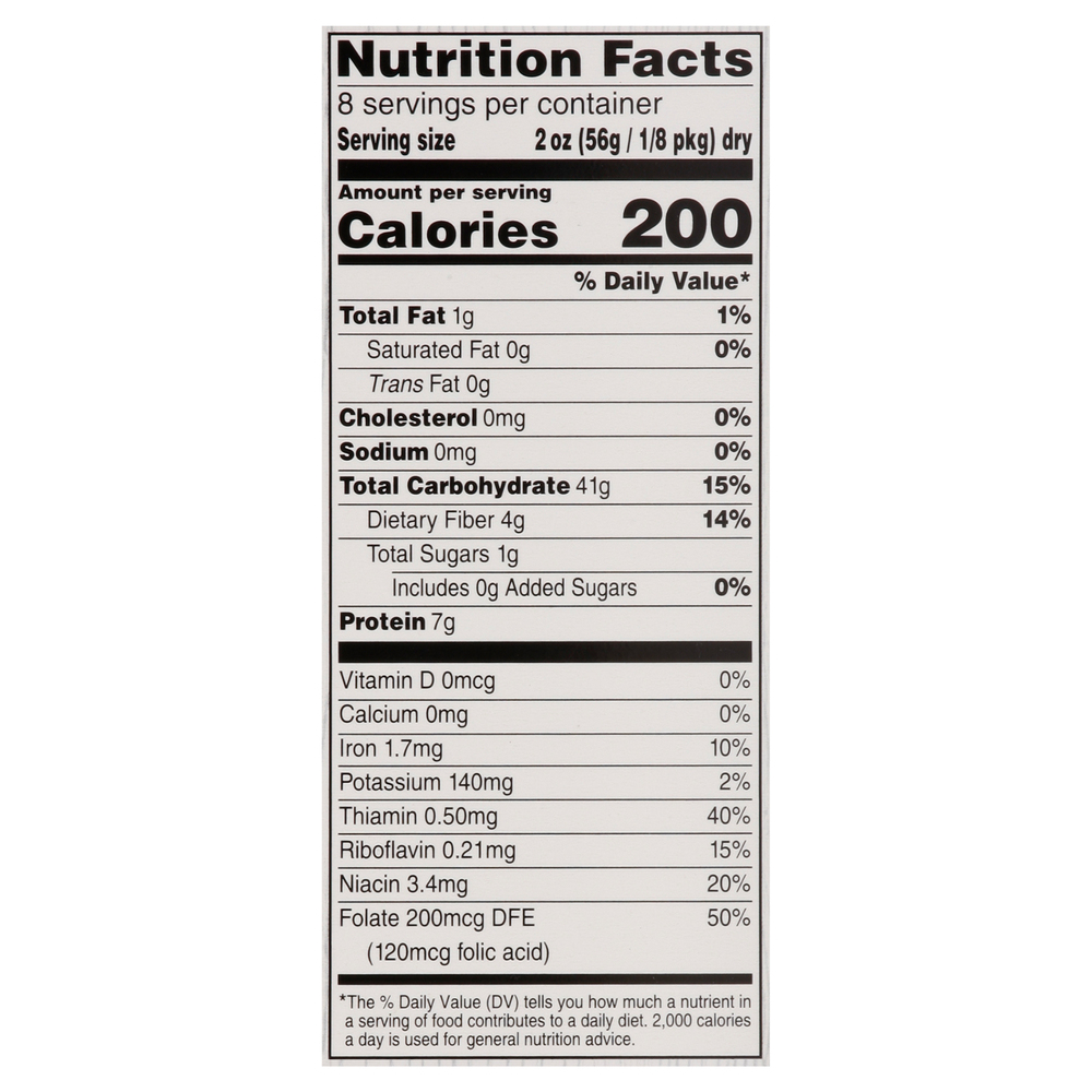 Raley's Angel Hair PastaNutritionFacts