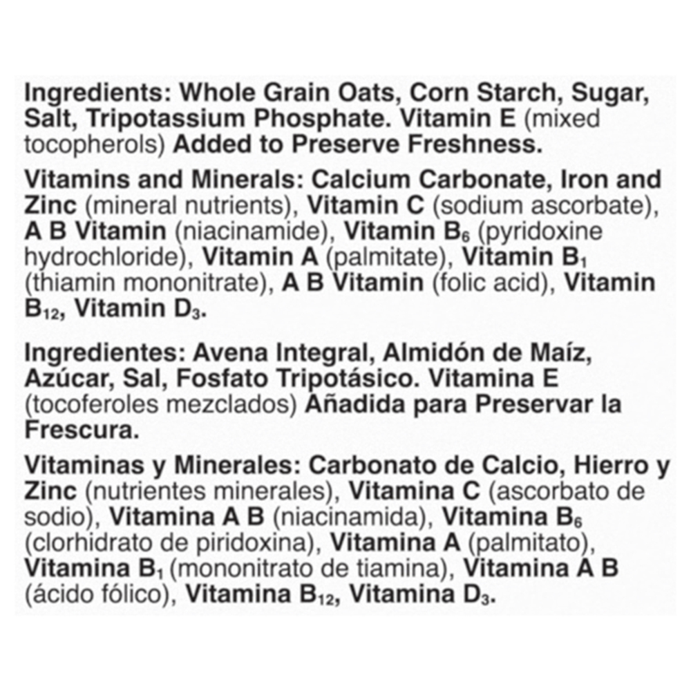 Cheerios Cereal, Toasted Whole Grain Oat, Family SizeIngredients