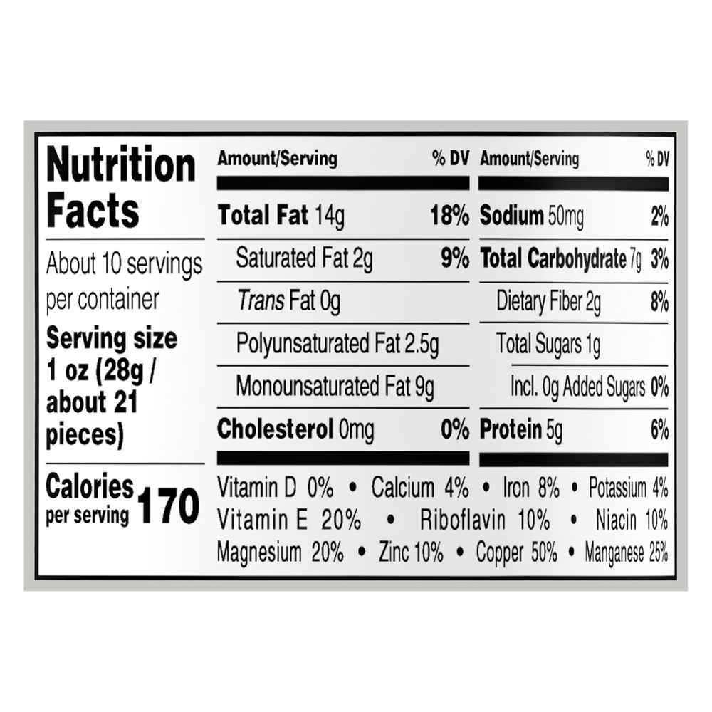 Planters Nutrition Wholesome Nut MixNutritionFacts
