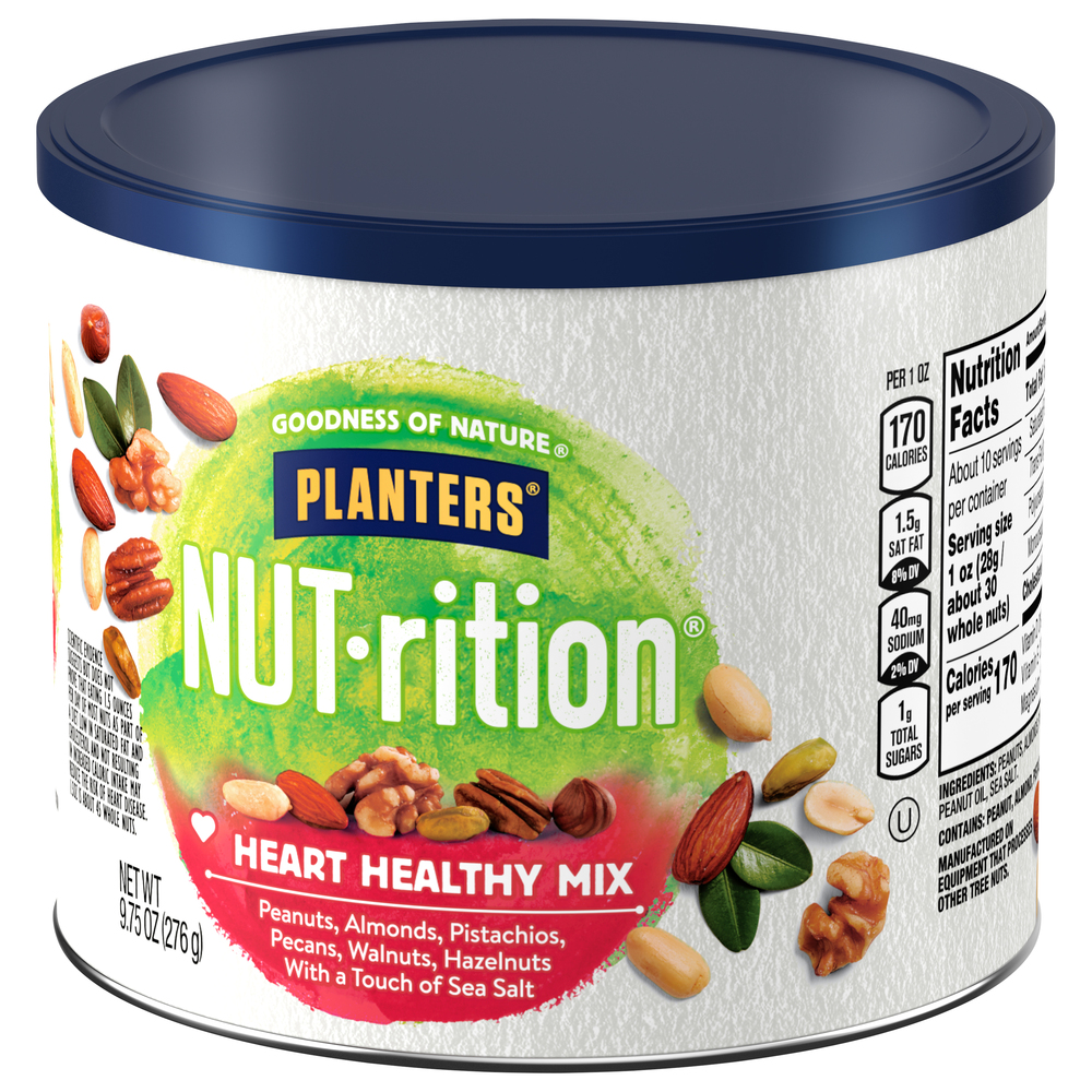 Planters Nutrition Heart Healthy MixFrontRightElevated