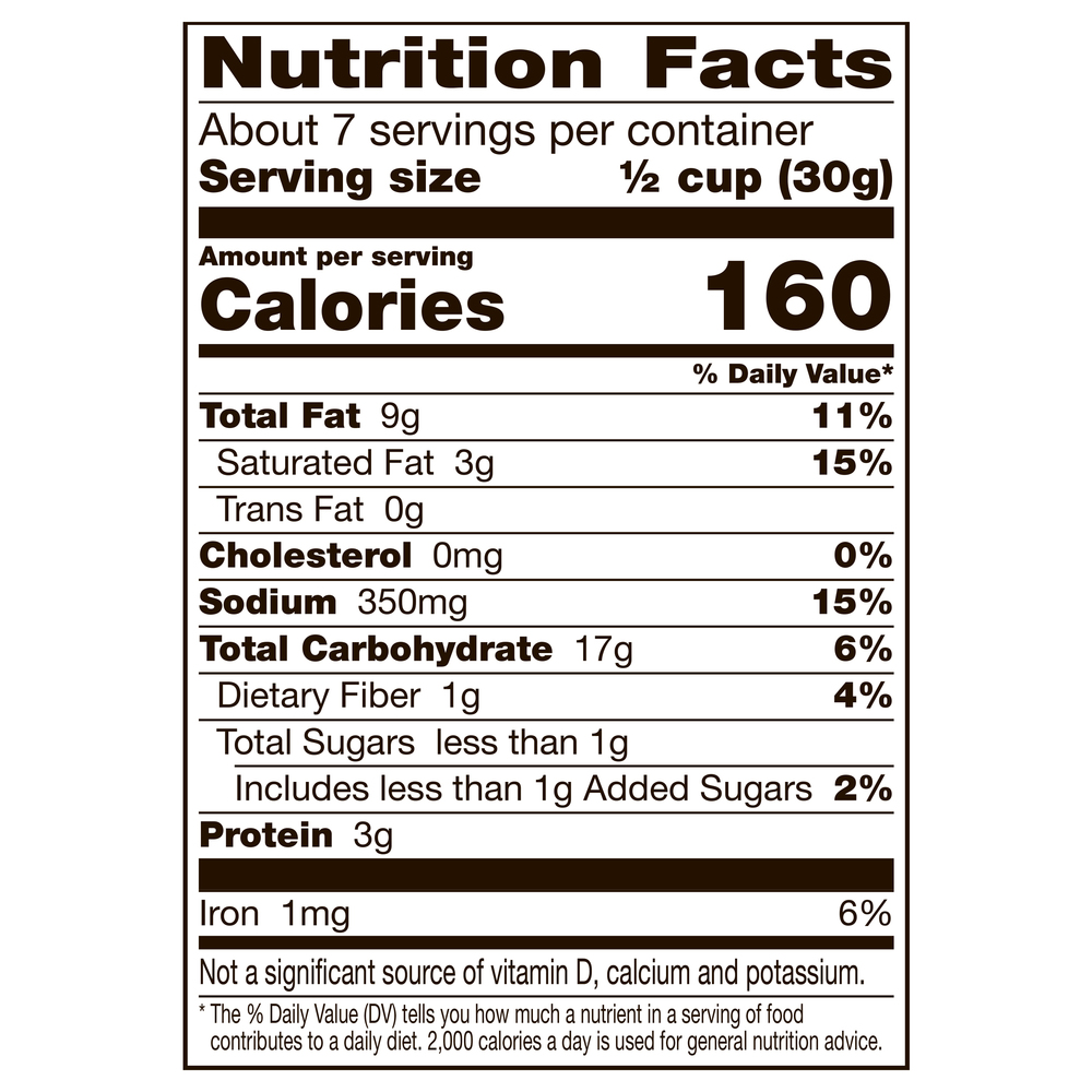 Gardetto's Special Request Chips, Garlic RyeNutritionFacts