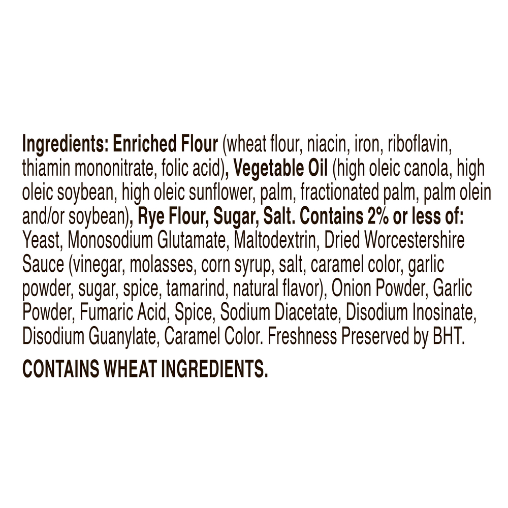 Gardetto's Special Request Chips, Garlic RyeIngredients