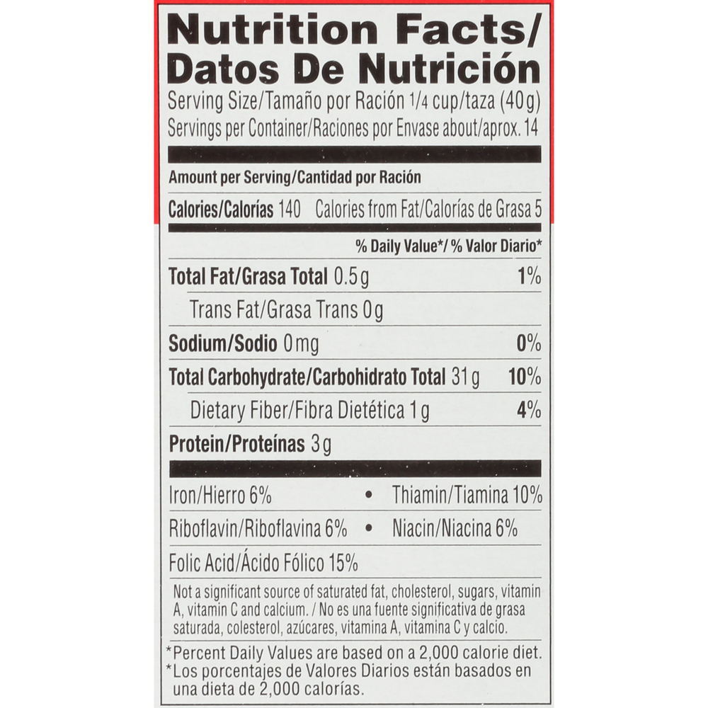 Albers Enriched Hominy Quick GritsIngredients