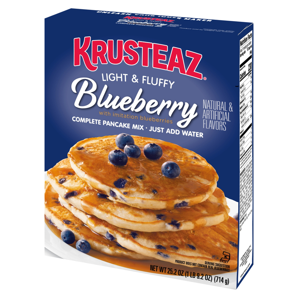 Krusteaz Light & Fluffy Blueberry Pancake & Waffle Mix