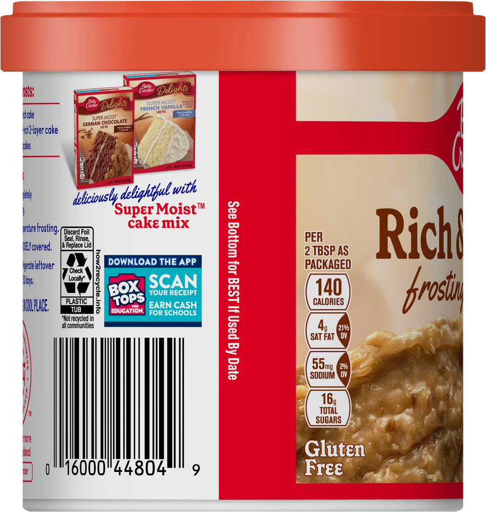 Betty Crocker Frosting, Rich & Creamy, Coconut PecanPlanogramLeft