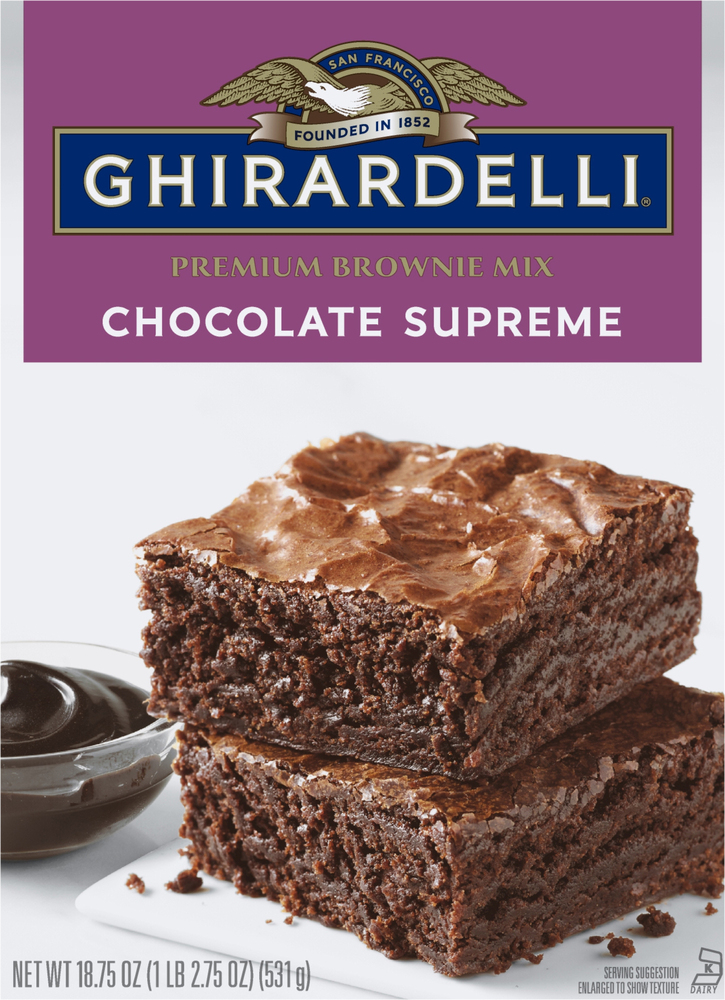 Ghirardelli Brownie Mix, Premium, Chocolate