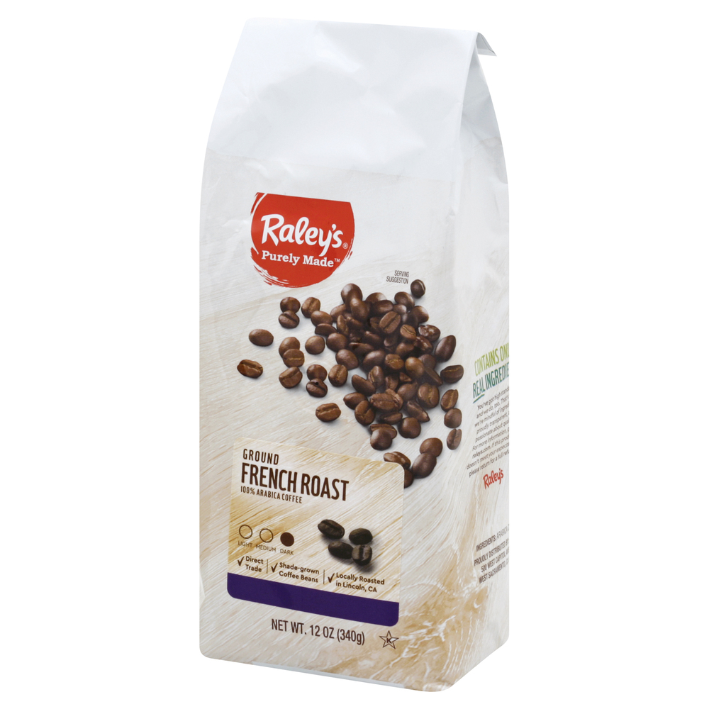 Raley's Purely Made 100% Arabica French Dark Roast Ground Coffee