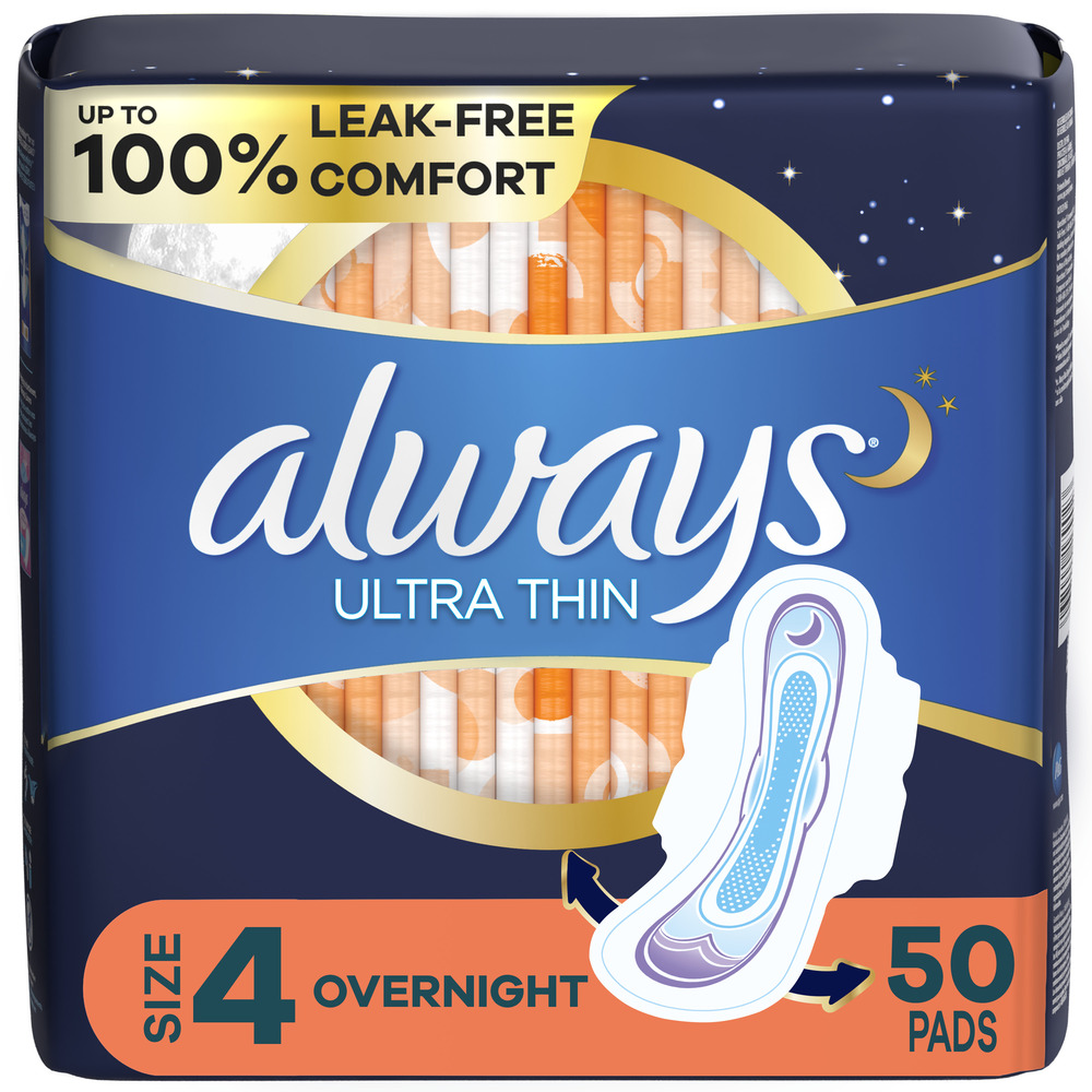 TopCare - TopCare, Everyday - Pads with Flexi Wings, Ultra Thin, Overnight,  Size 4 (28 count), Shop