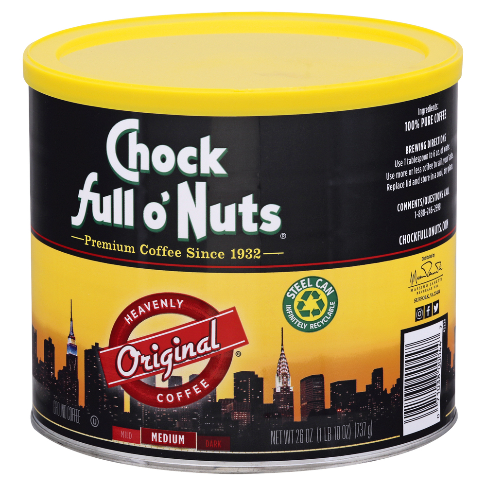 Chock Full O'Nuts Ground Medium Heavenly Original Coffee