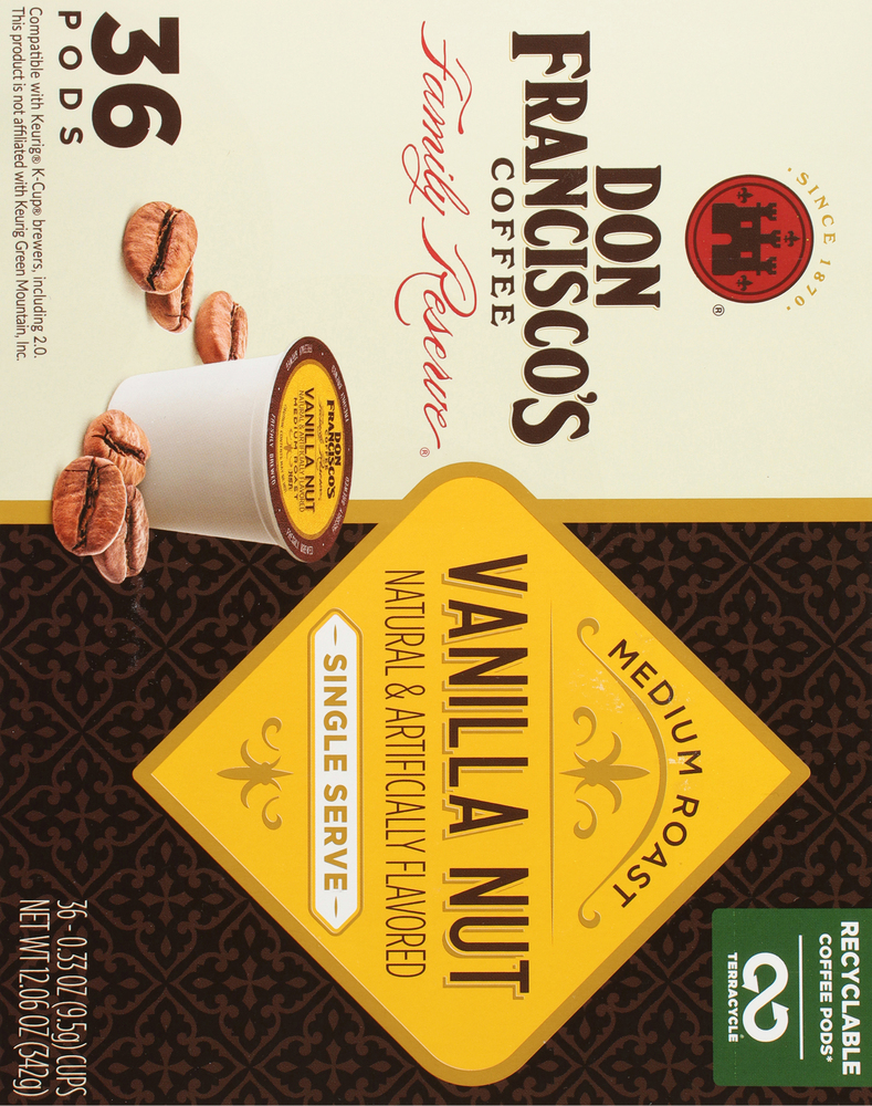 Don francisco coffee k cups deals