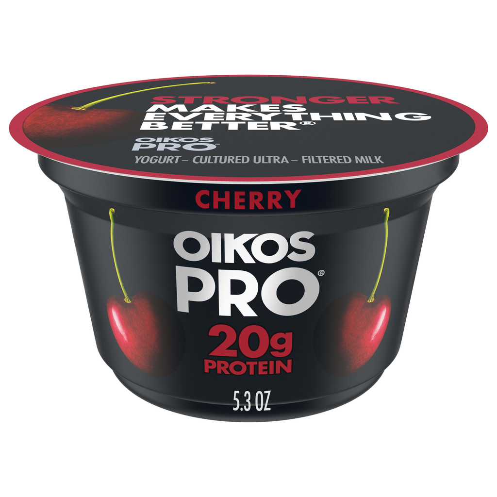 Oikos Pro Pro Yogurt, Cherry Flavored-Hero
