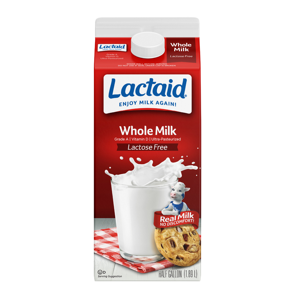 Lactaid Milk, Lactose Free, WholeHero
