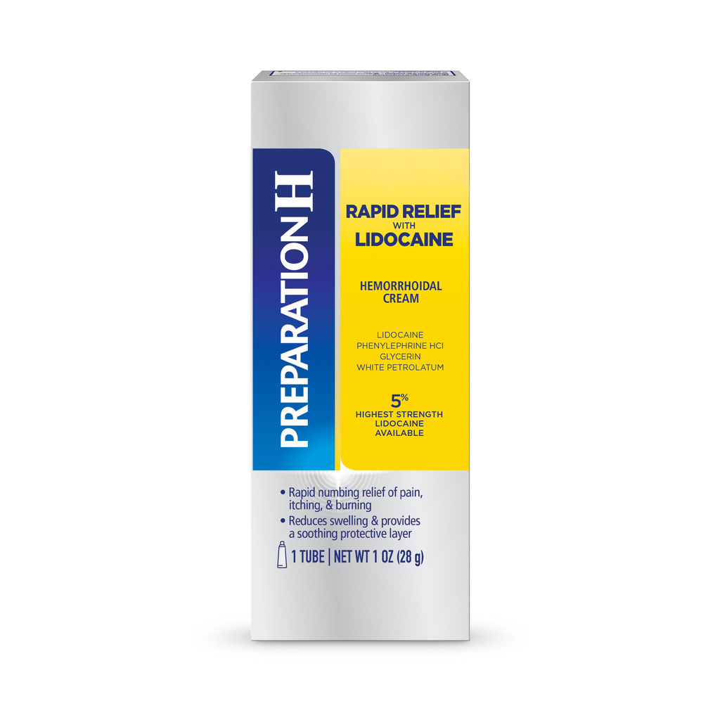 Preparation H Hemorrhoidal Cream, Rapid Relief with Lidocaine