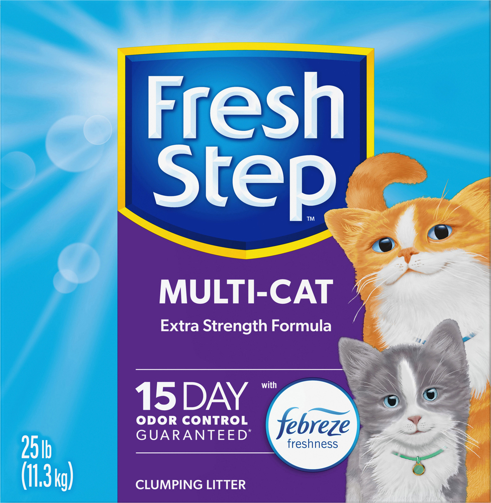Fresh step cat litter with febreze clearance