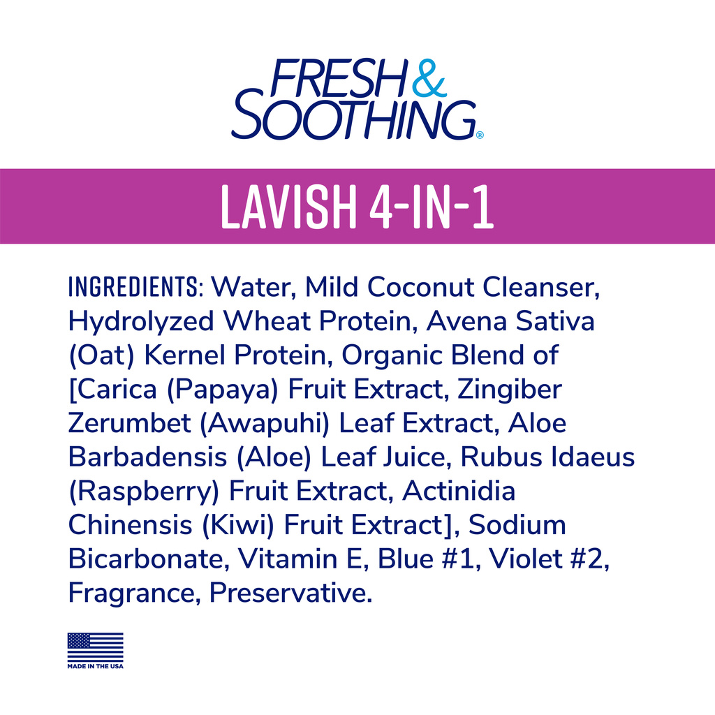 Fresh Soothing Shampoo Conditioner for Dogs Lavish 4 in 1