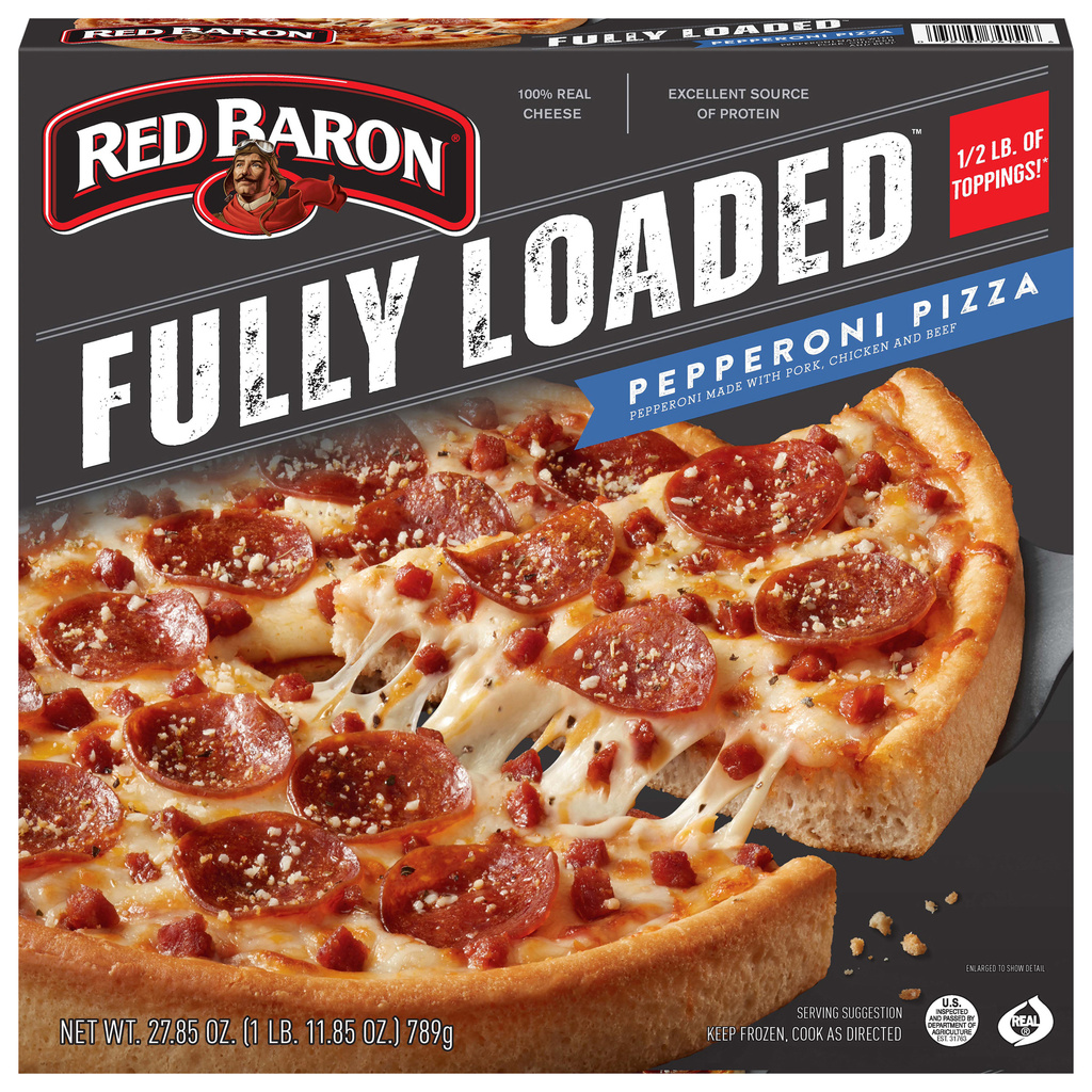 Red Baron Pizza, Fully Loaded, Pepperoni-Hero