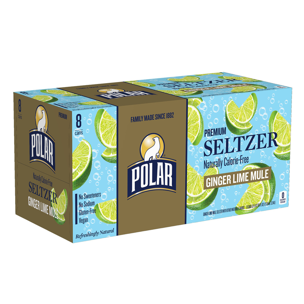 Polar Seltzer, Calorie-Free, Ginger Lime Mule-Hero