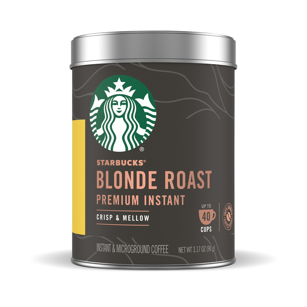 Starbucks Coffee, Instant & Microground, Premium, Blonde Roast