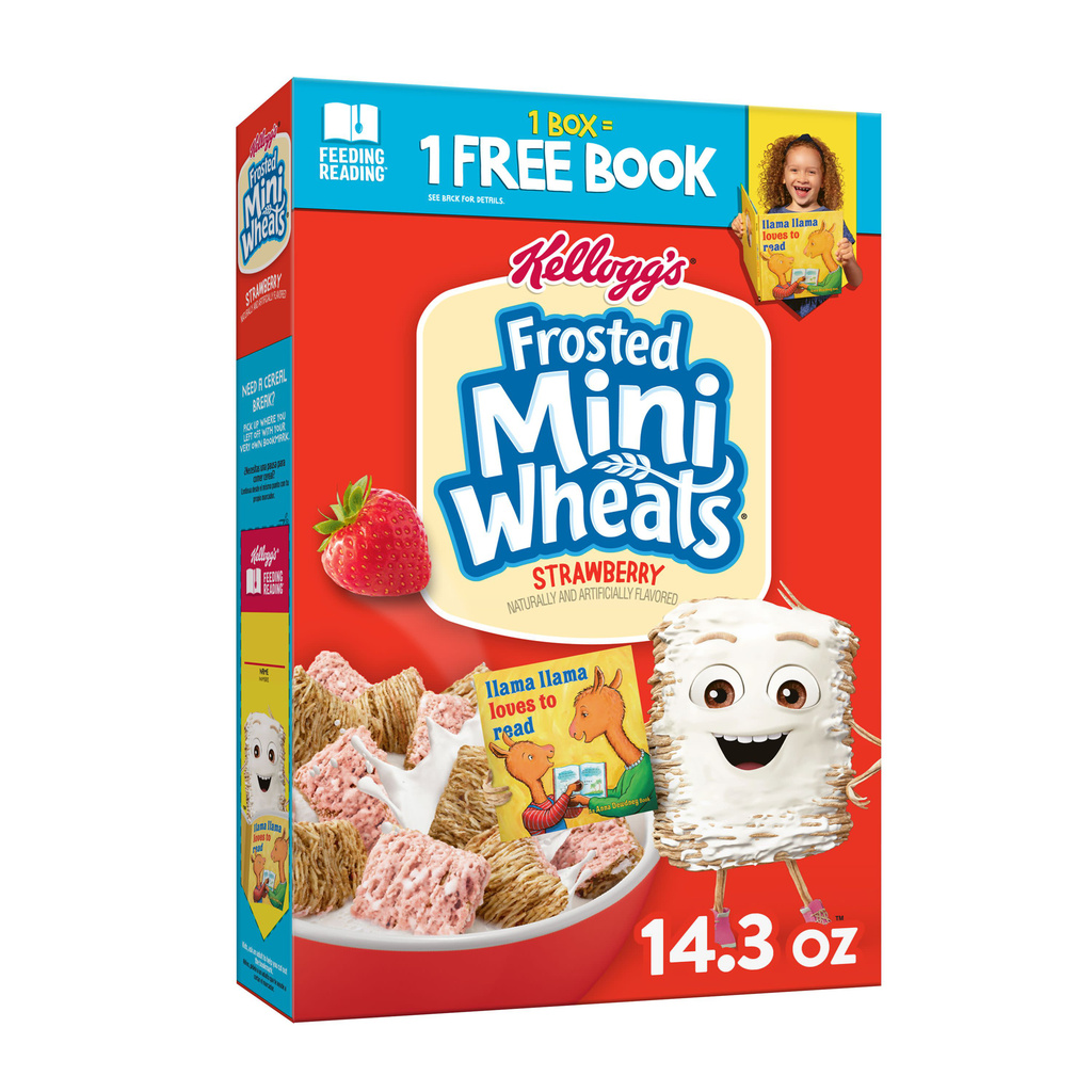 Frosted MiniWheats Cereal, Whole Grain, StrawberryHero