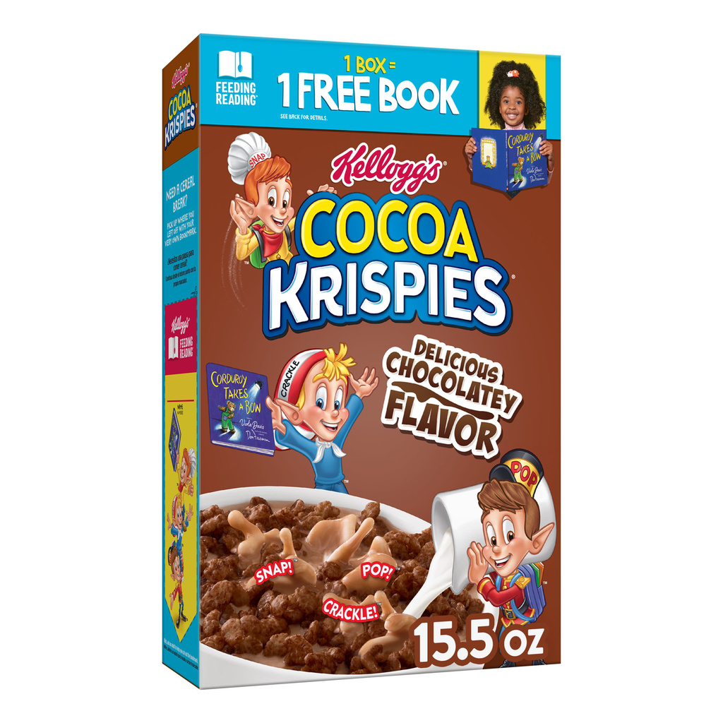 Cocoa Krispies Cereal, Rice, Sweetened, Delicious Chocolatey FlavorHero