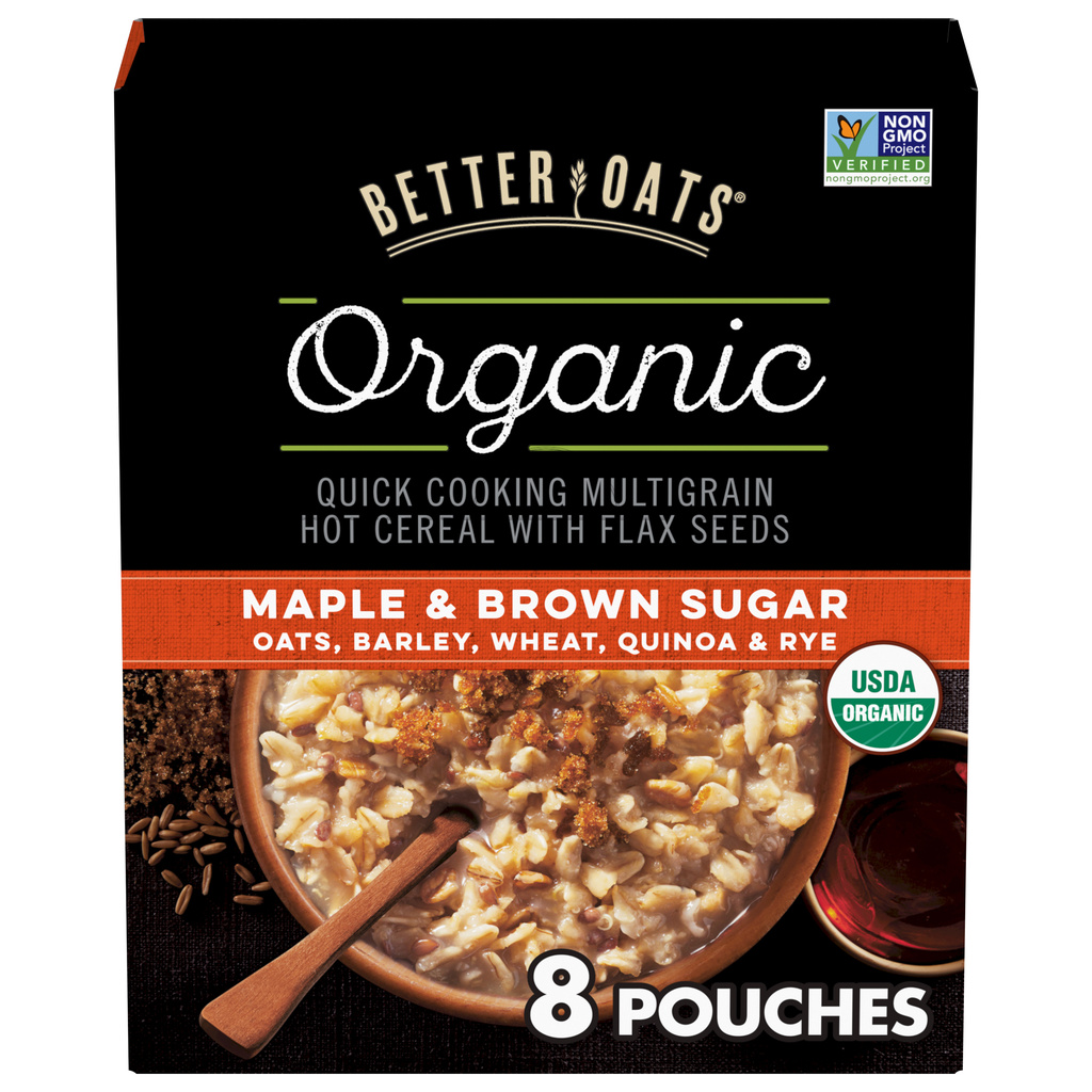 Better Oats Cereal, Organic, Maple & Brown Sugar