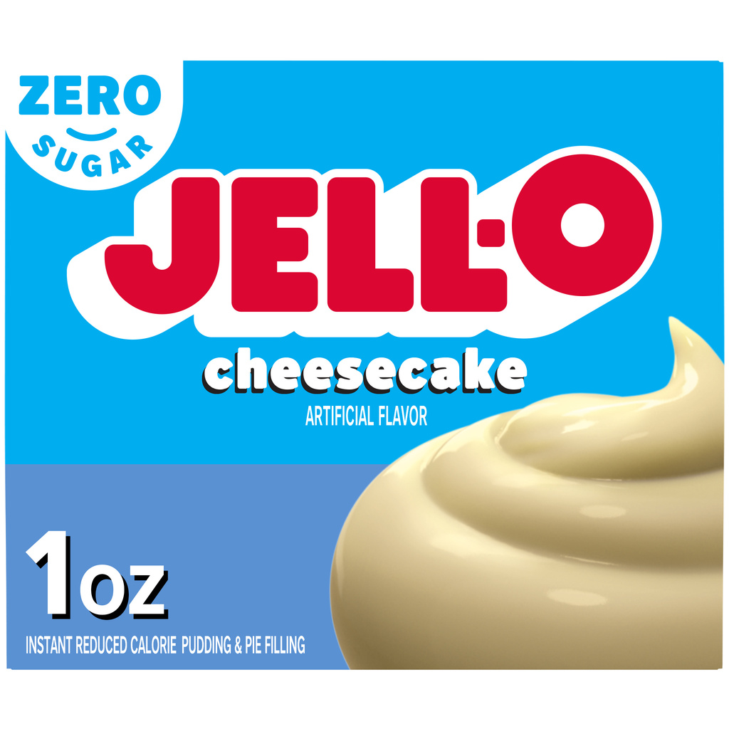 Jell-O Zero Sugar Instant Reduced Calorie Cheesecake Pudding & Pie