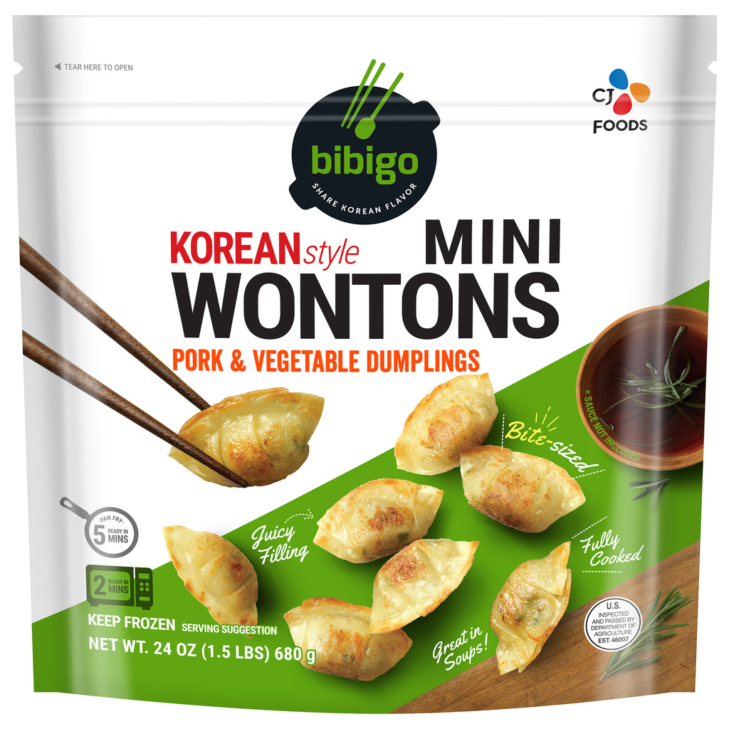 Bibigo Wontons Pork & Vegetable Mini Dumplings