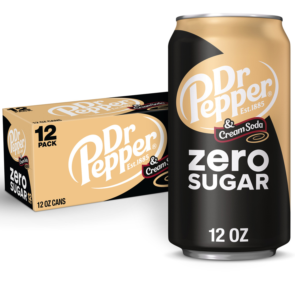 Dr Pepper Zero Sugar Cream Soda