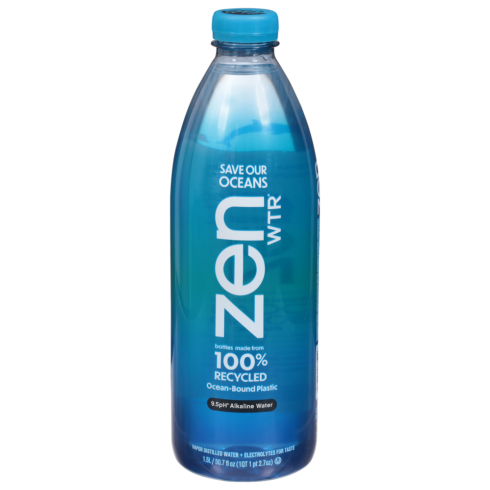 Zen Wtr Alkaline Water, 9.5 pH, Vapor Distilled