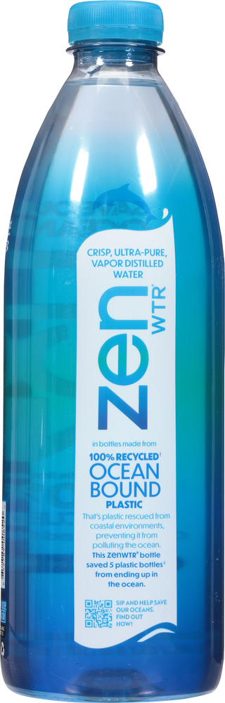Zen Wtr Alkaline Water, 9.5 pH, Vapor Distilled