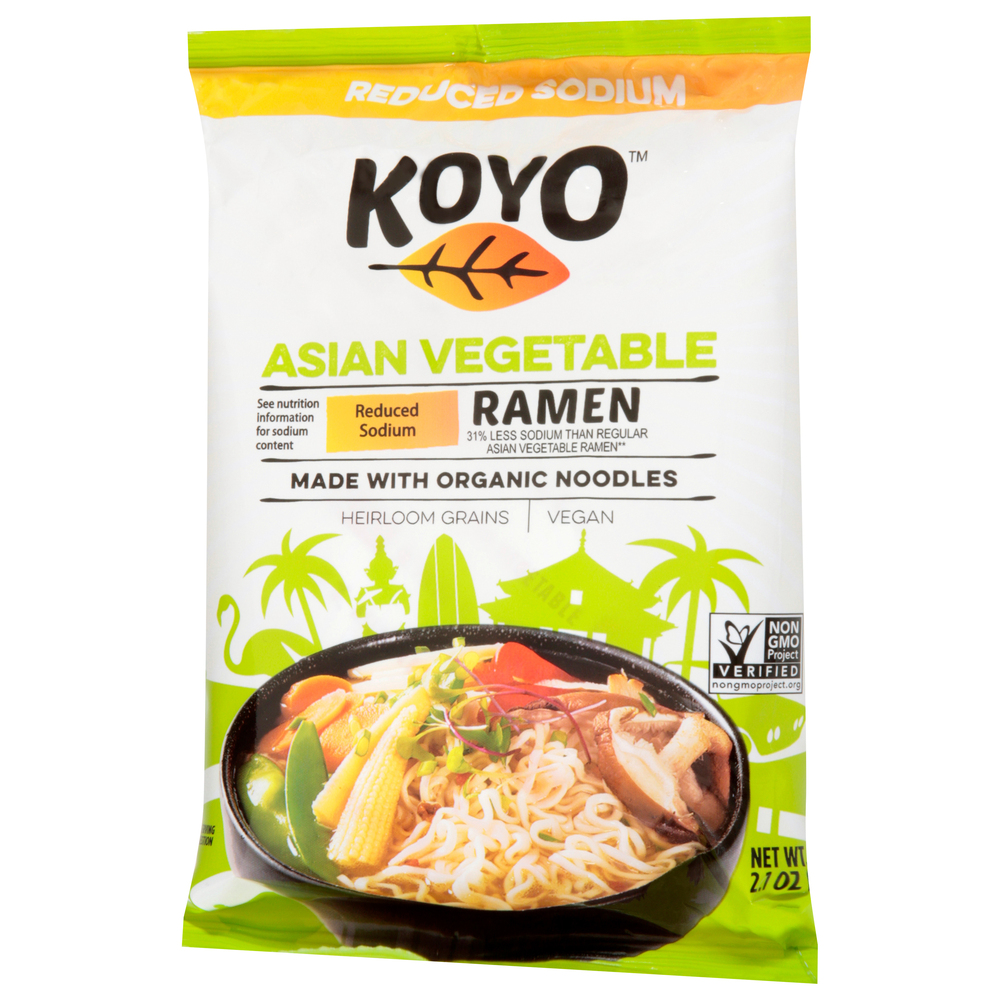 Koyo Ramen, Reduced Sodium, Asian Vegetable