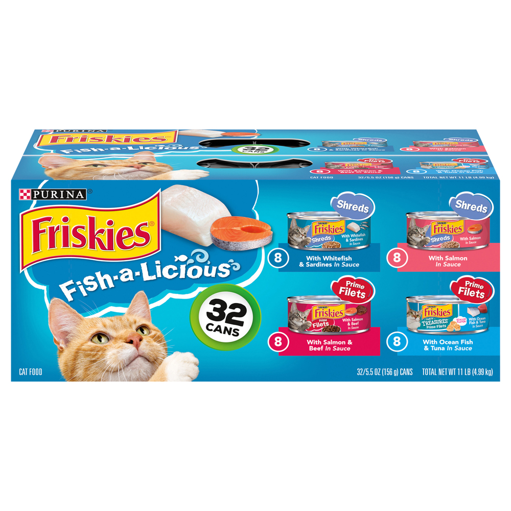Friskies Cat Food Fish a Licious