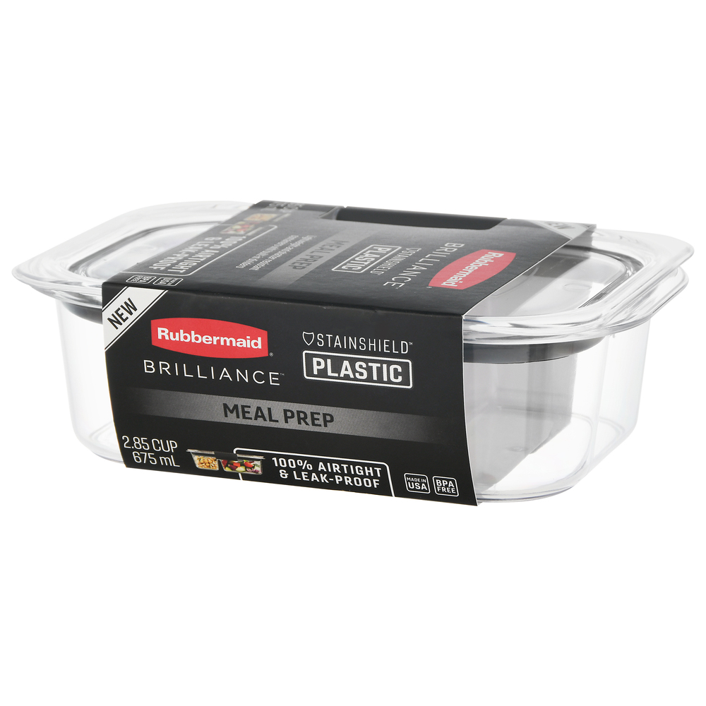 Rubbermaid Brilliance Meal Prep, Plastic