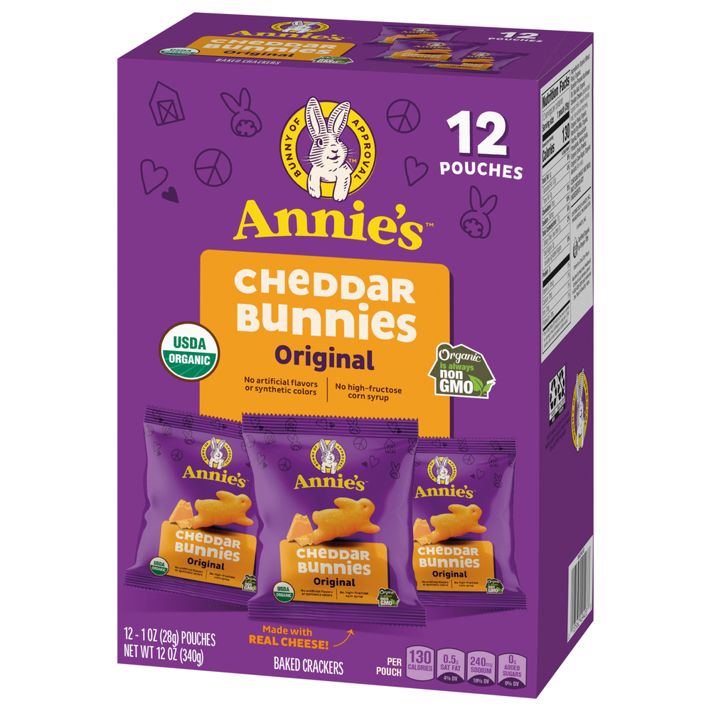 Annie Annie's Cheddar Bunnies Original Baked Crackers