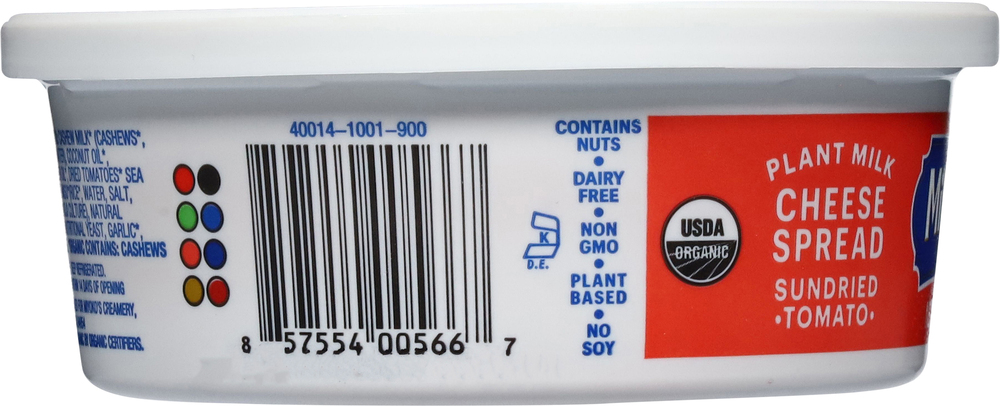 Miyoko's Creamery Sundried Tomato Plant Milk Cheese Spread