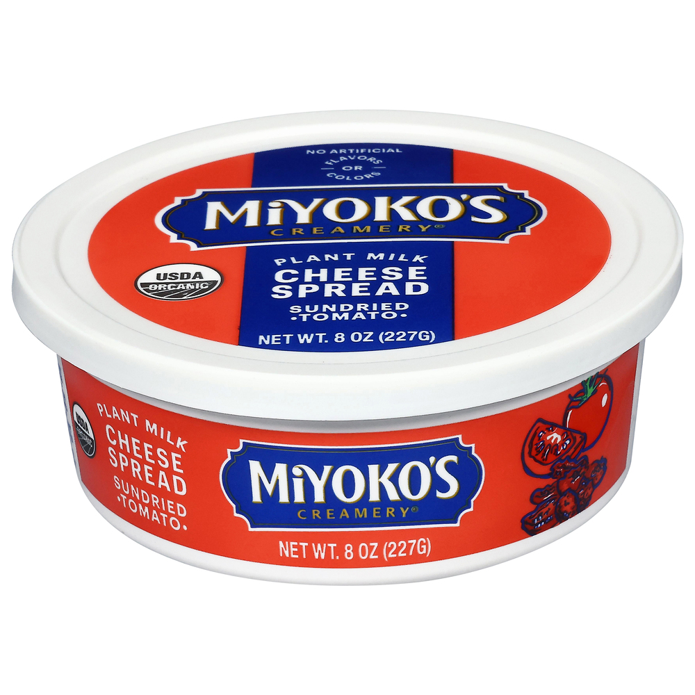Miyoko's Creamery Sundried Tomato Plant Milk Cheese Spread