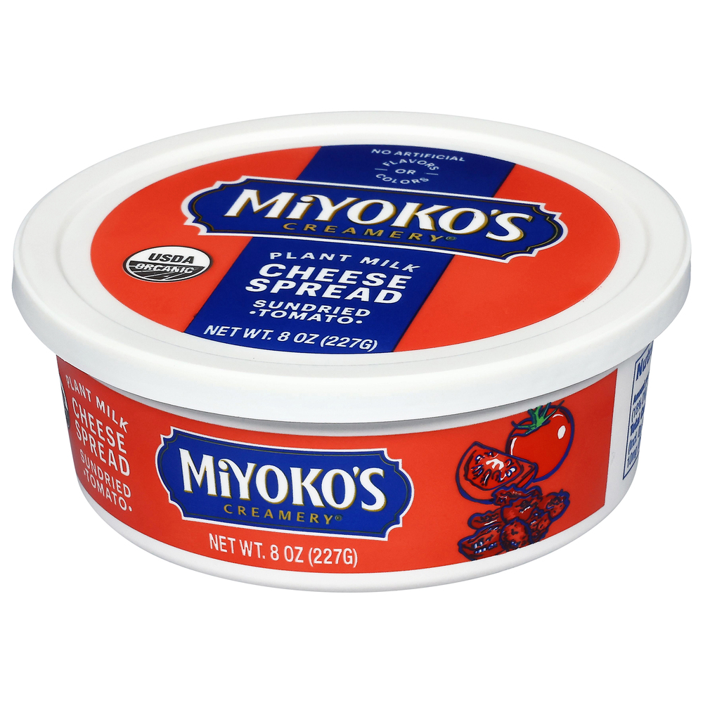 Miyoko's Creamery Sundried Tomato Plant Milk Cheese Spread