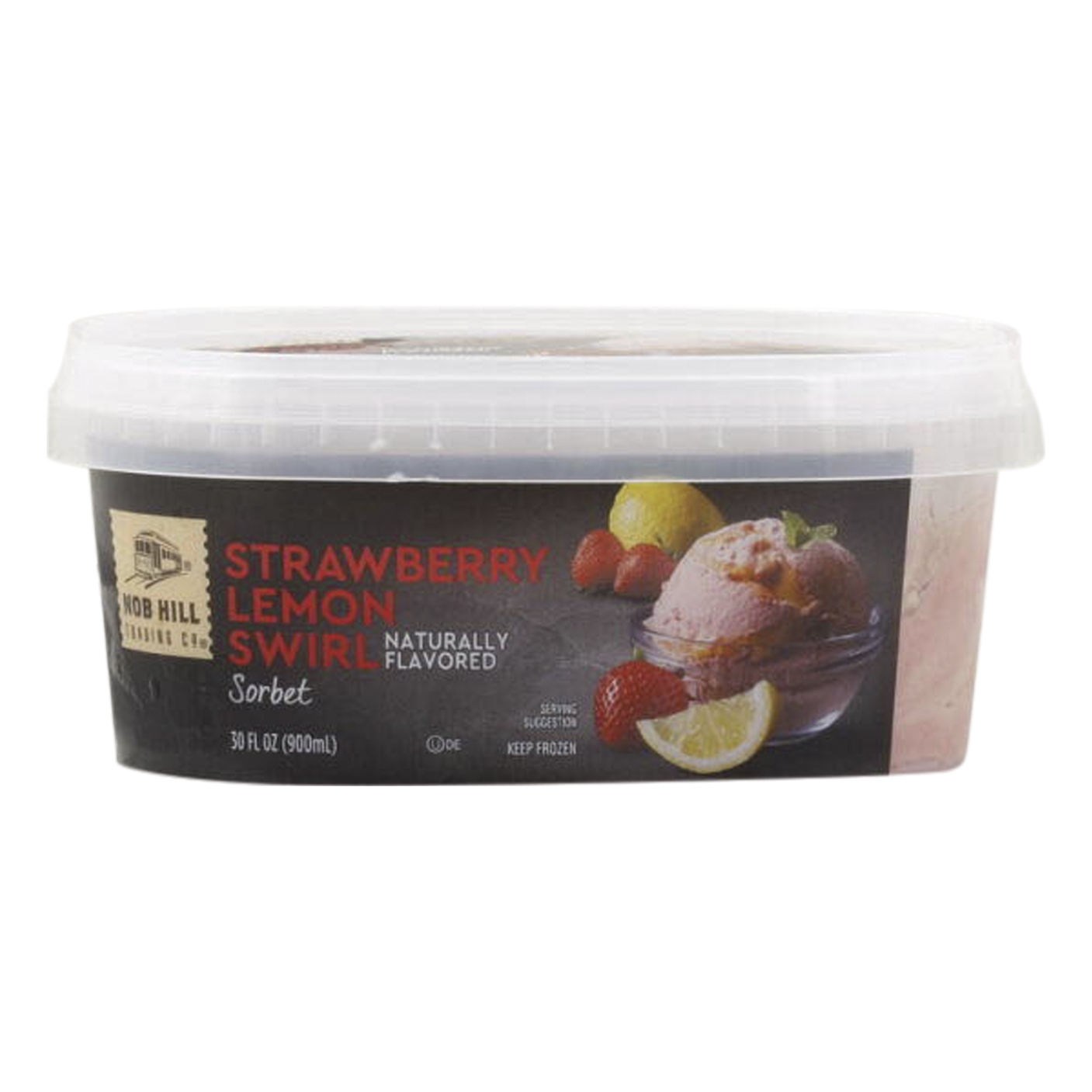 sorbet Nob Hill Trading Co. Sorbet, Strawberry Lemon Swirl
