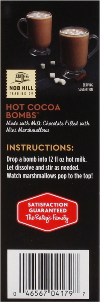Nob Hill Trading Co. Hot Cocoa Bombs With Mini Marshmallows