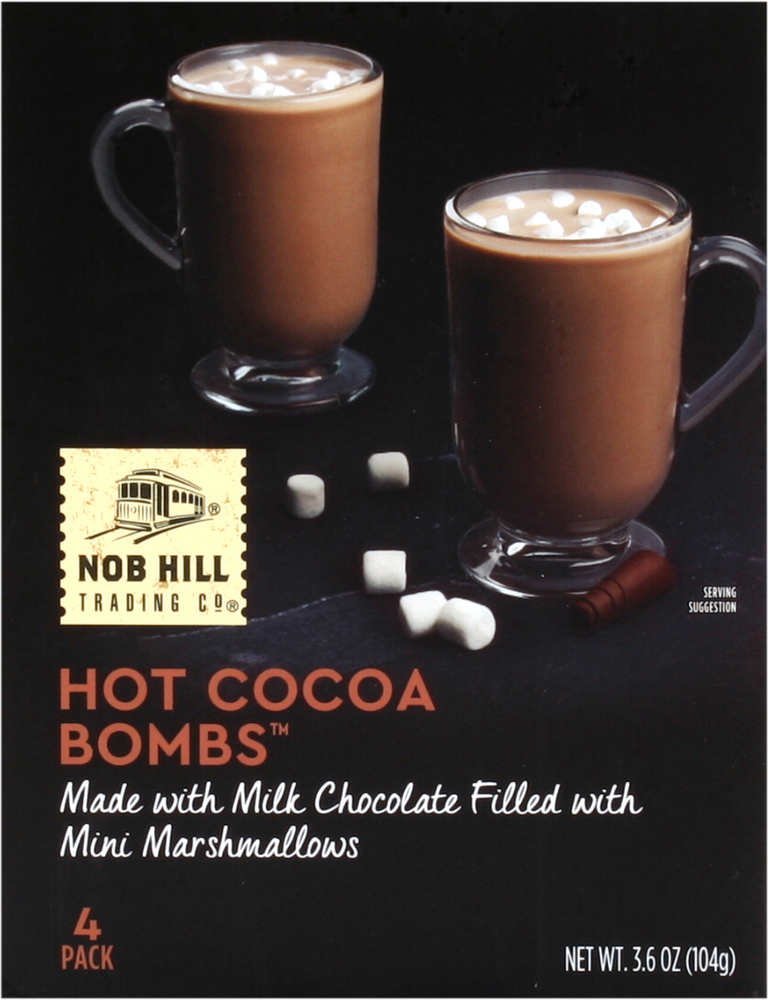 Nob Hill Trading Co. Hot Cocoa Bombs With Mini Marshmallows