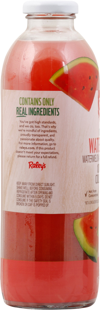Raley's Juice Blend, Organic, Watermelon and Lemon