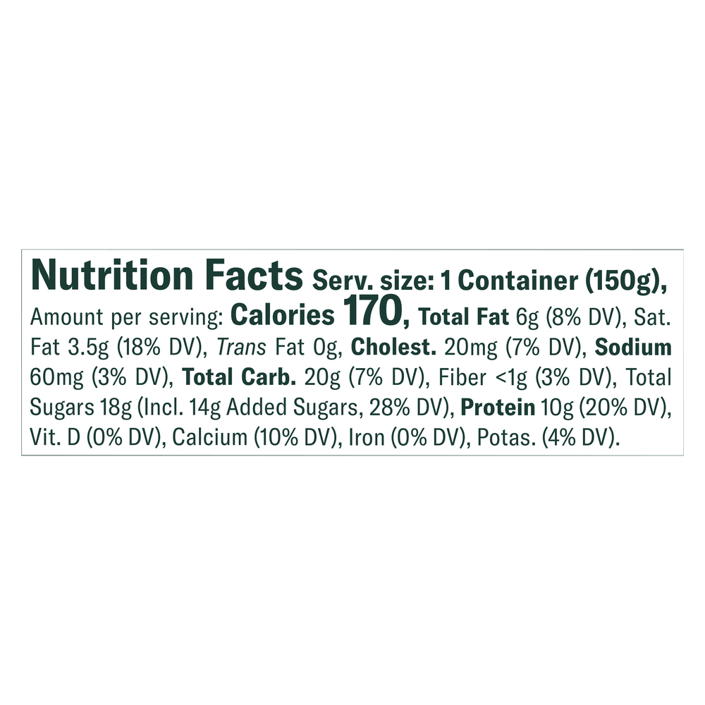 Chobani Creations Yogurt, Greek, Apple Pie a La Mode-Nutrition-Facts