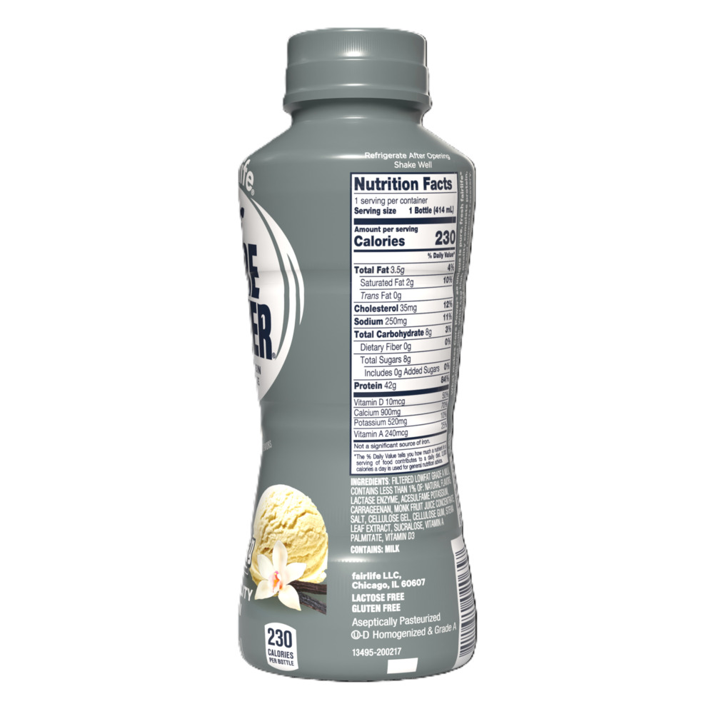 Core Power Vanilla Protein Shake Bottle-Planogram-Right