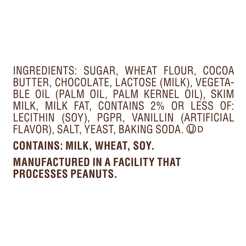 Kit Kat Milk Chocolate, Snack Size-Ingredients