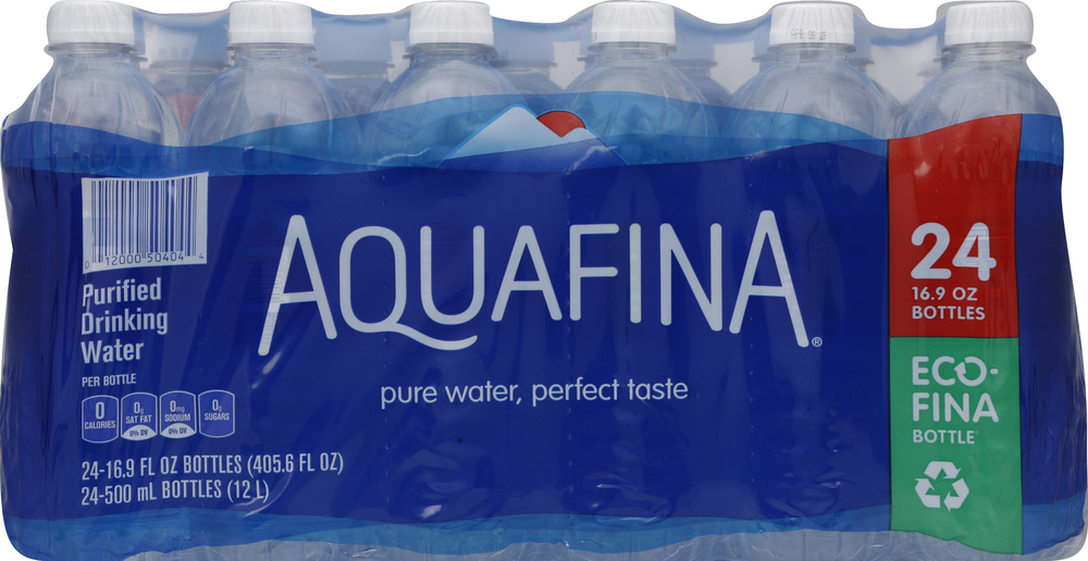 Aquafina Water, Purified DrinkingPlanogramBack
