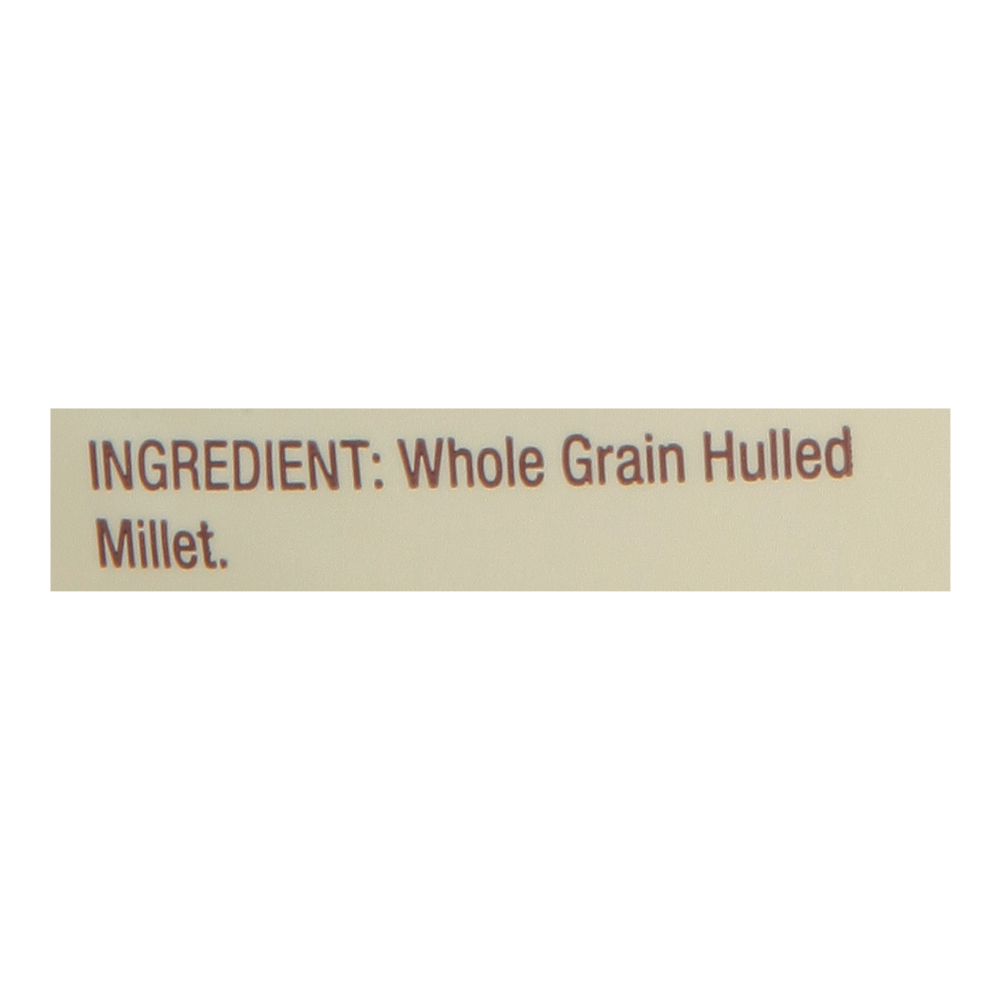 Bob's Red Mill Millet, Whole GrainIngredients