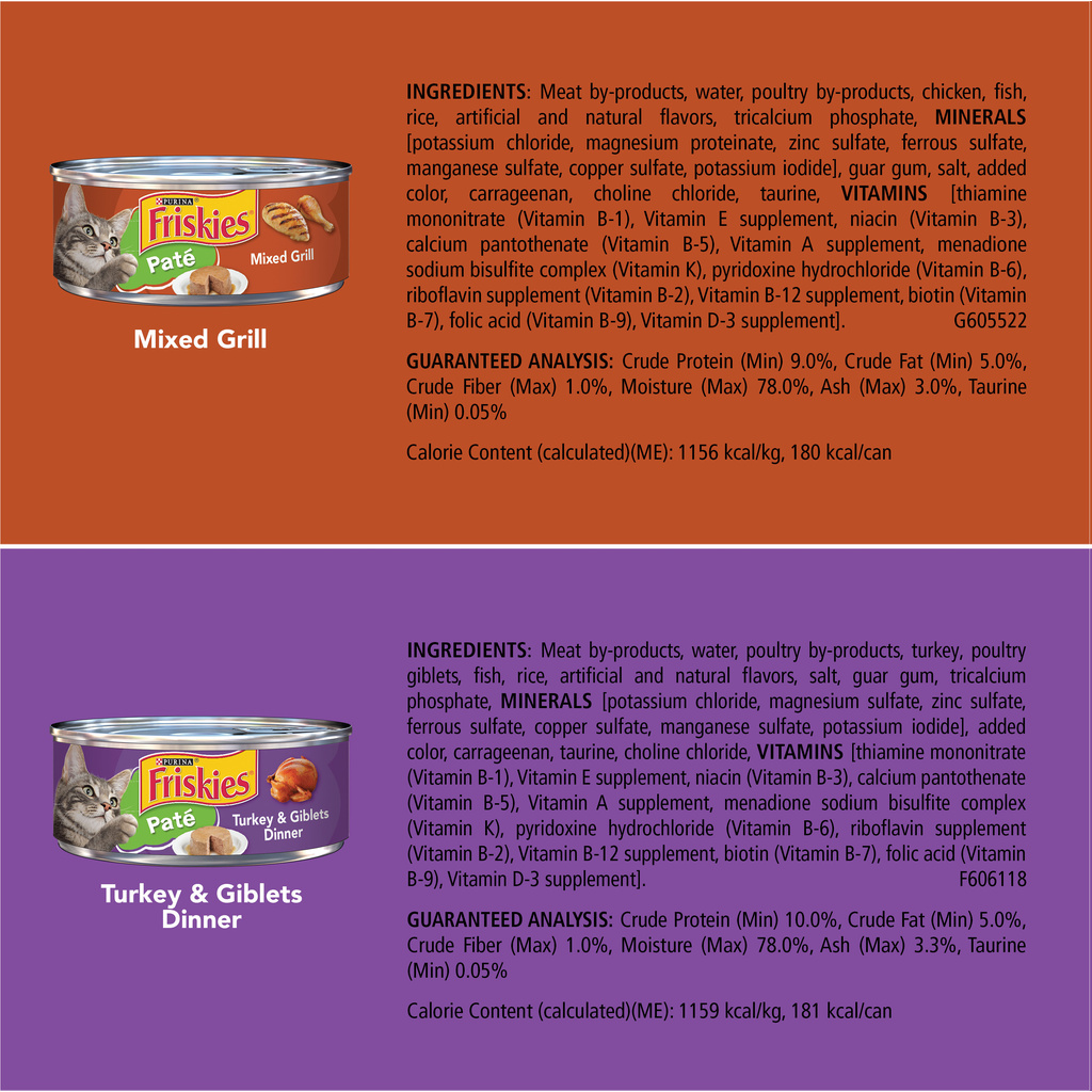 Friskies Cat Food Poultry Pate Favorites